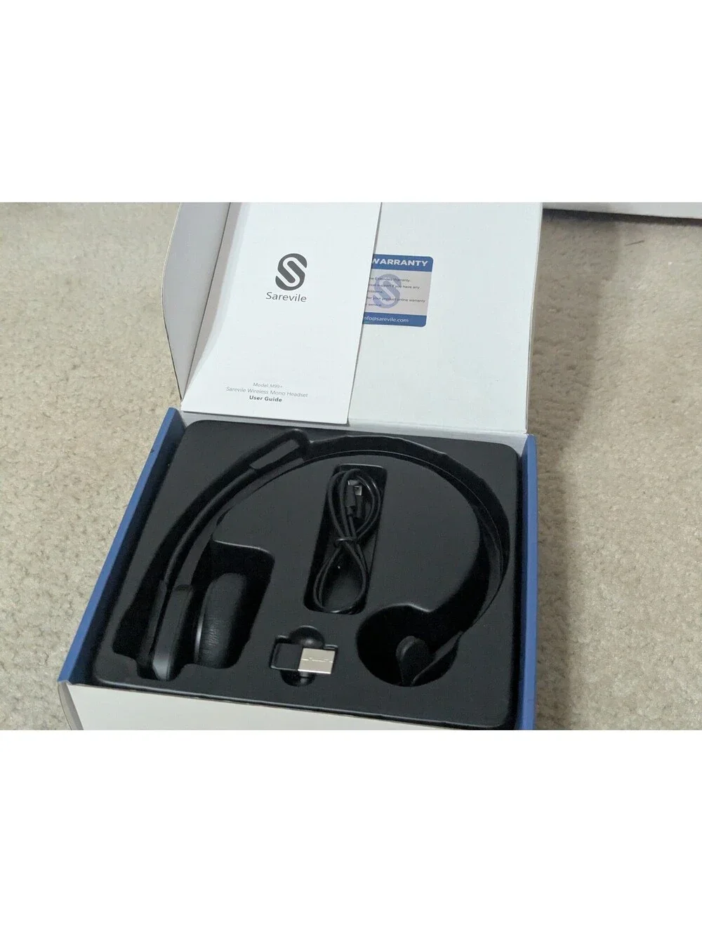 Sarevile Bluetooth Headset with USB Dongle